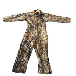 Vintage Redhead Coveralls Youth  Camo Outdoor Hunting USA 2000 size 12 boys